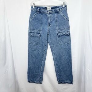 Abrand Jeans Women's 99 Baggy Low‎ Rise Cargo Denim Size 29 90s Slouchy Grunge